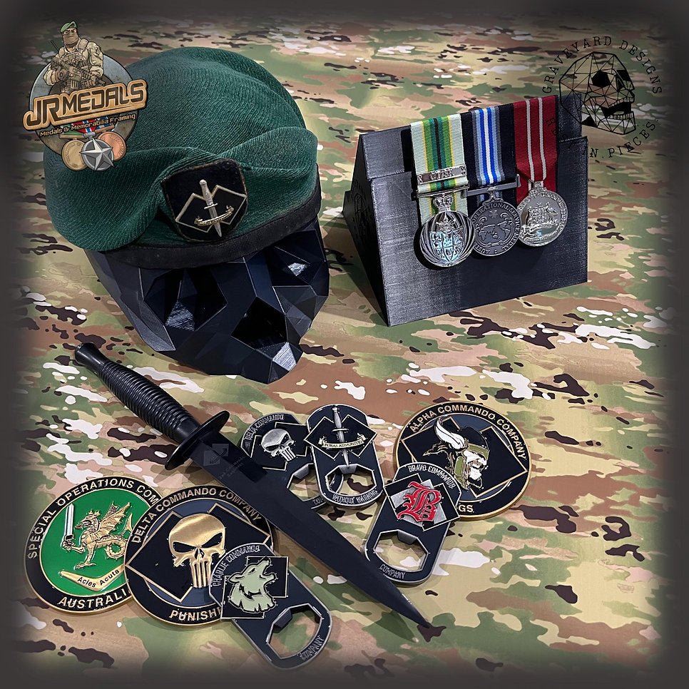 Medal Display Stand - Graveyard Designs