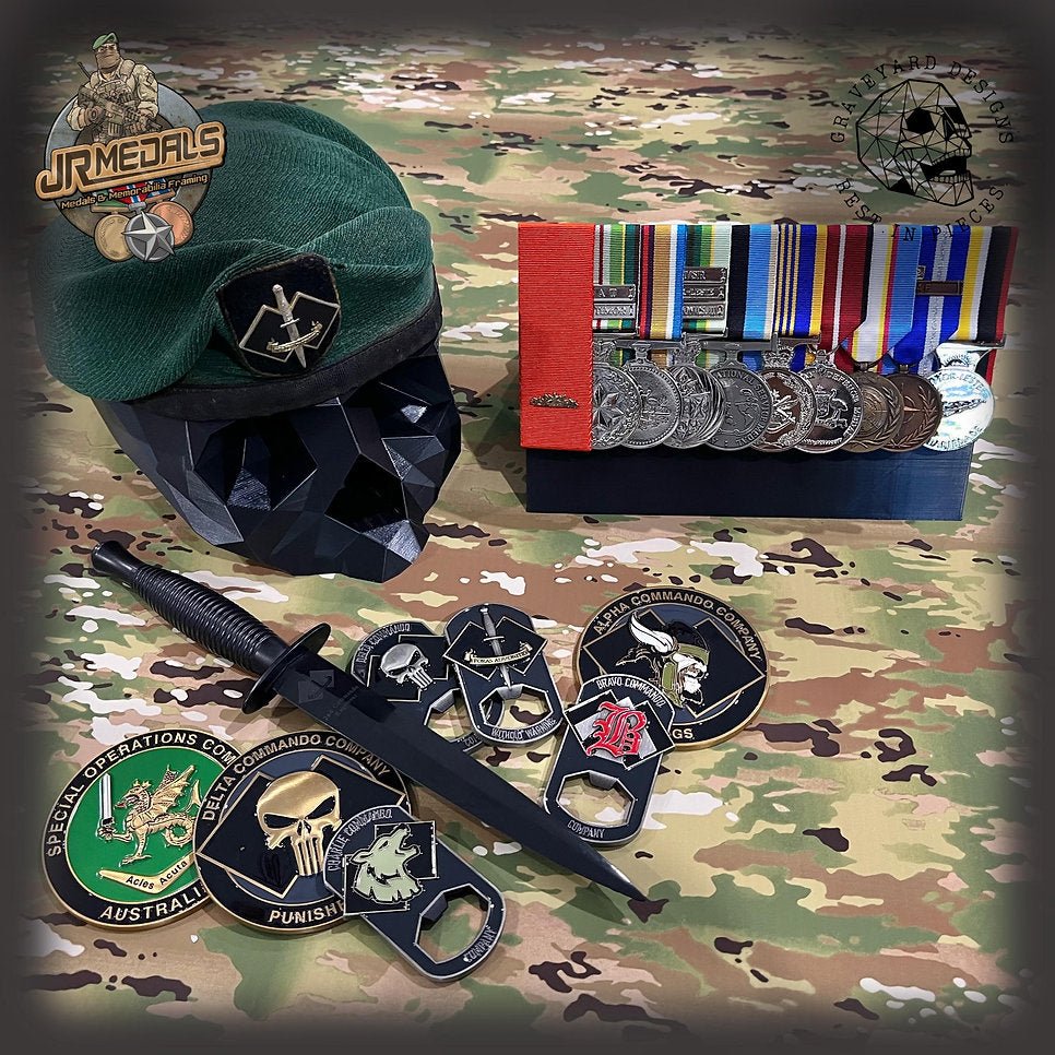 Medal Display Stand - Graveyard Designs